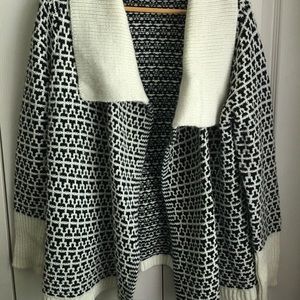 Thick cardigan sweater